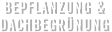 BEPFLANZUNG &  DACHBEGRÜNUNG